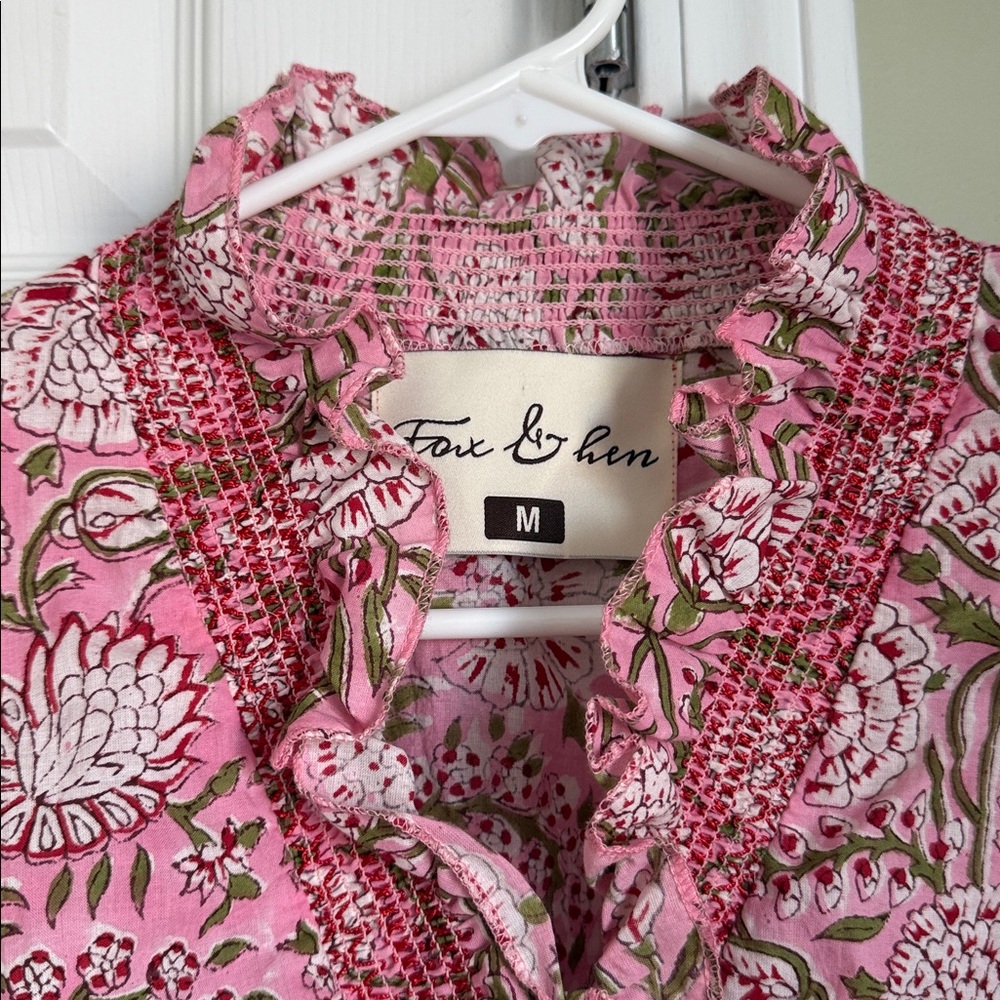 Fox & Hen The Label Della Ruffled Top Size M - Picture 4 of 8
